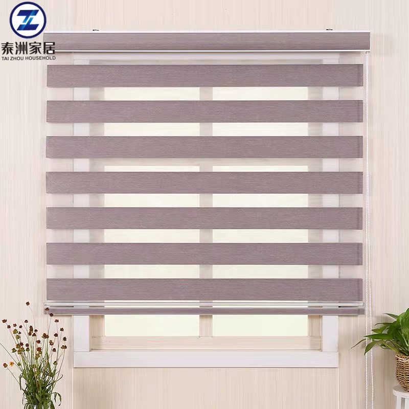 Bedroom Zebra Blinds from China manufacturer Foshan TaiZhou Home Technology CO.,LTD