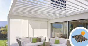 Waterproof Louver Roof System Kits Outdoor Freestanding Aluminium Pergola