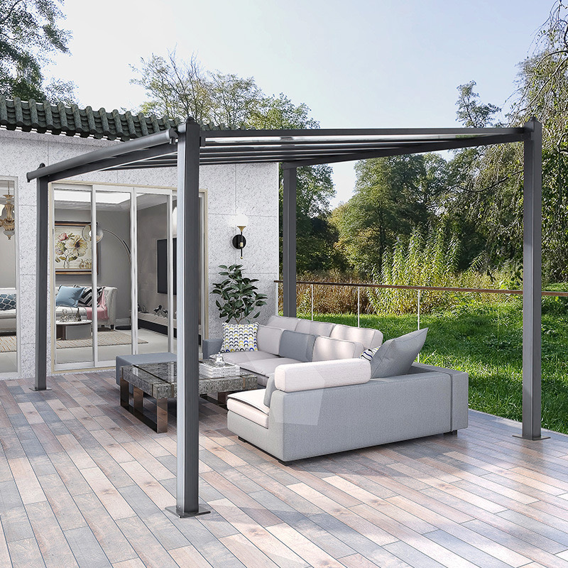 Aluminum Pergola with Polycarbonate Roof from China manufacturer ...