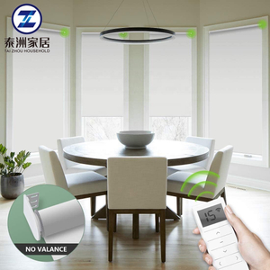 Interior Motorized Sunscreen Fabric Roller Shade